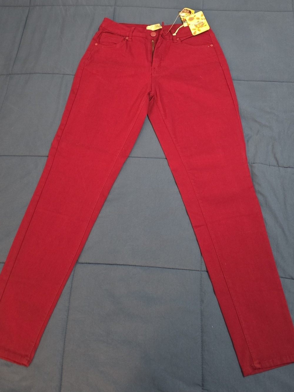Hybrid & company Women's Red Skinny Jeans
